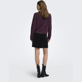ONLY ONLY Damen Strickjacke ONLSIMONI Knit Mauve Wine MELANGE