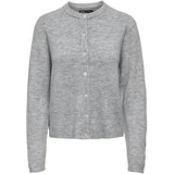 ONLY ONLY Damen Strickjacke ONLSIMONI Knit Medium grey melange
