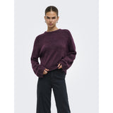 ONLY ONLY Damen Strickpullover ONLSIMONI Pullover Mauve Wine MELANGE
