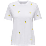 ONLY ONLY Damen T-Shirt ONLKETTY T-shirt Bright White Lemon