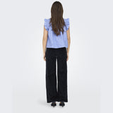 ONLY ONLY Damen Top ONLAMANDA Restudsalg Coronet Blue WHITE