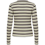ONLY ONLY Damen Top ONLELLI Blouse Cloud Dancer Chokolate torte + peat moss