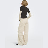ONLY ONLY Damen Top ONLELLI Blouse Chocolate Torte (Double layer) oatmeal