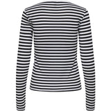 ONLY ONLY Damen Top ONLELLI Restudsalg Black Stripes:White