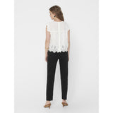 ONLY ONLY Damen Top ONLSILLA Restudsalg Cloud Dancer
