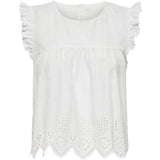 ONLY ONLY Damen Top ONLSILLA Restudsalg Cloud Dancer