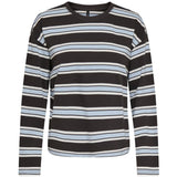 ONLY ONLY Damen bluse ONLNEW LS Tee Black Coffee Soft Chambray + Birch