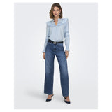 ONLY ONLY Damenbluse ONLJULIA Restudsalg Cashmere Blue