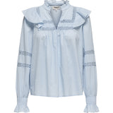 ONLY ONLY Damenbluse ONLJULIA Restudsalg Cashmere Blue