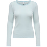 ONLY ONLY Damenbluse ONLMADISON Blouse Cloud Dancer Vivi Winter Sky