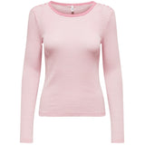 ONLY ONLY Damenbluse ONLMADISON Blouse Cloud Dancer Vivi romance rose