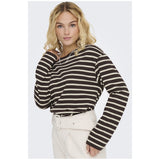 ONLY ONLY Damenbluse ONLNEW LS Tee Black Coffee Birch