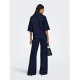 ONLY ONLY Damenhemd ONLBELLE Shirt Dark Blue Denim Rinse