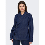 ONLY ONLY Damenjacke ONLELLIS Jacket Dark Blue Denim