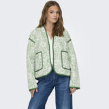 ONLY ONLY Damenjacke ONLELVIRA Restudsalg Mineral Green CLOUD DANCER