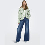 ONLY ONLY Damenjacke ONLELVIRA Restudsalg Mineral Green CLOUD DANCER