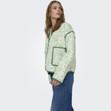 ONLY ONLY Damenjacke ONLELVIRA Restudsalg Mineral Green CLOUD DANCER