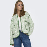 ONLY ONLY Damenjacke ONLELVIRA Restudsalg Mineral Green CLOUD DANCER