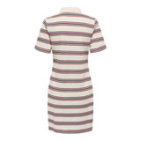 ONLY ONLY Damenkleid ONLEVIE Dress Antique White Navy blazer+ruby wine