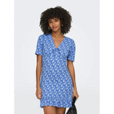 ONLY ONLY Damenkleid ONLMOLLY Dress Ultramarine Cloud dancer ditsy