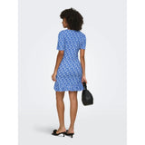 ONLY ONLY Damenkleid ONLMOLLY Dress Ultramarine Cloud dancer ditsy