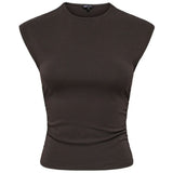 ONLY ONLY Damen oberteil ONLMIRA Top Black Coffee