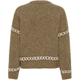 ONLY ONLY Damenstrick ONLAMANDA Knit Malt Ball Cloud Dancer