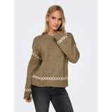 ONLY ONLY Damenstrick ONLAMANDA Knit Malt Ball Cloud Dancer