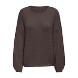 ONLY ONLY Damenstrick ONLNORDIC Knit Seal Brown