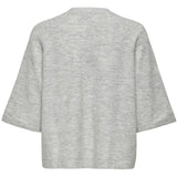 ONLY ONLY Damenstrick ONLSIMONI Knit Light Grey Melange
