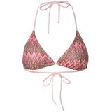 PIECES PIECES Damen Bikini PCADA Swimwear Rose Shadow A multi color jacquard pattern