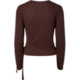 PIECES PIECES Damen Bluse PCJULIANE Blouse Hot Fudge