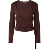 PIECES PIECES Damen Bluse PCJULIANE Blouse Hot Fudge