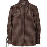 PIECES PIECES Damen Bluse PCMAYA Shirt Hot Fudge Birch