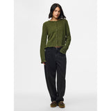 PIECES PIECES Damen Cardigan PCAMOS Cardigan Sphagnum MELANGE