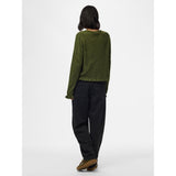 PIECES PIECES Damen Cardigan PCAMOS Cardigan Sphagnum MELANGE