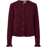 PIECES PIECES Damen Cardigan PCAMOS Cardigan Winetasting Melange