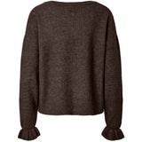 PIECES PIECES Damen Cardigan PCSALLY Cardigan Hot Fudge Melange