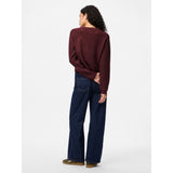 PIECES PIECES Damen Cardigan PCSILLY Cardigan Tawny Port MELANGE