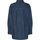PIECES PIECES Damen Hemd PCMAISIE Shirt Dark Blue Denim