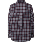 PIECES PIECES Damen Hemd PCVIOLET Shirt Plum Perfect Maritime Blue