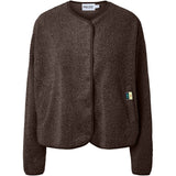 PIECES PIECES Damen Jacke PCKATTY Jacket Hot Fudge