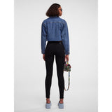PIECES PIECES Damen Jeans PCDELLY Restudsalg Black