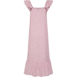 PIECES PIECES Damen Kleid PCAPIA Restudsalg Pink Lemonade Stripes Bright white