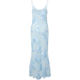 PIECES PIECES Damen Kleid PCEVA Dress Cashmere Blue