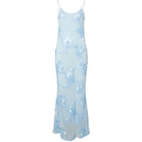 PIECES PIECES Damen Kleid PCEVA Dress Cashmere Blue