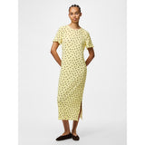 PIECES PIECES Damen Kleid PCFLORA Dress French Vanilla Brown polka dots