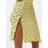 PIECES PIECES Damen Kleid PCFLORA Dress French Vanilla Brown polka dots
