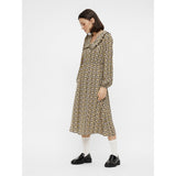 PIECES PIECES Damen Kleid PCRIMBLA Restudsalg Black/Yellow