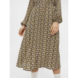 PIECES PIECES Damen Kleid PCRIMBLA Restudsalg Black/Yellow